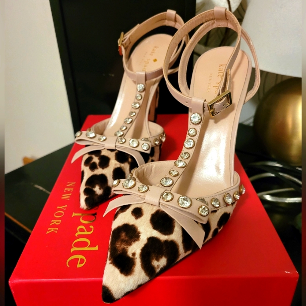 Kate Spade Lydia Heels 6.5, blush